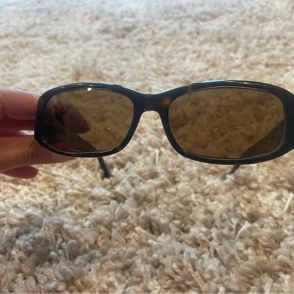 Prada Beige and Black Sunglasses RX Prada PR B11S M (55 - 17) with Brown lenses and Beige frame  main image 3